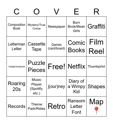 Covers that make us LOL Bingo Card