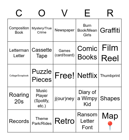 Covers that make us LOL Bingo Card