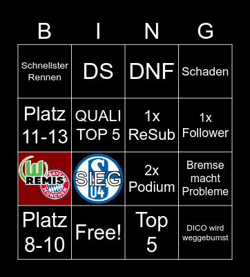 GOOD EVENING BINGO Card
