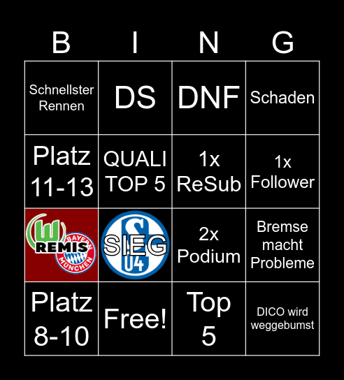 GOOD EVENING BINGO Card
