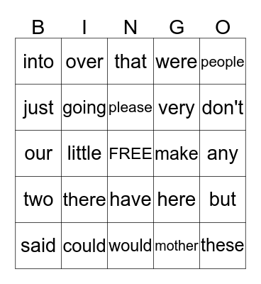 February Popcorn 4 Bingo Card