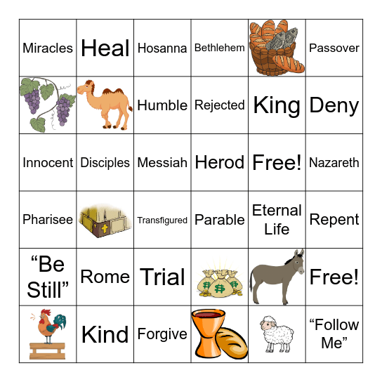 Review Bingo Card