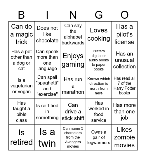 Meet our Honduras Team! Bingo Card