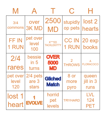 Boddle Bingo Card Bingo Card