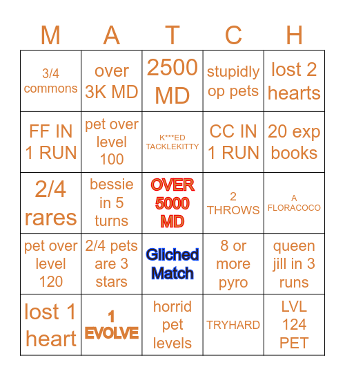 Boddle Bingo Card Bingo Card