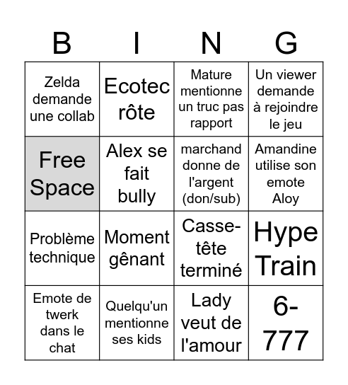 Commu Pas Mal Cool! Bingo Card
