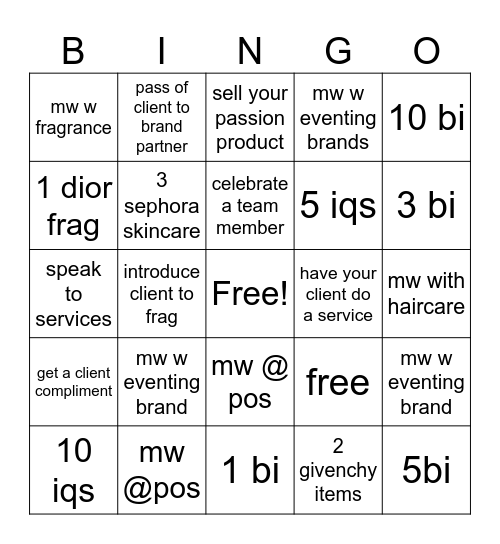 I dream of IJHENNY bingo Card