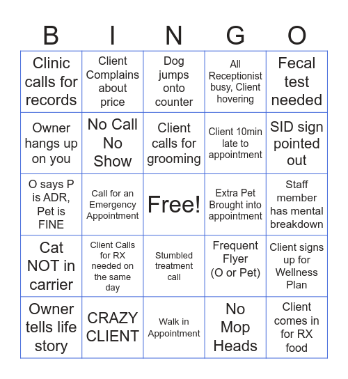 Bingo is ALWAYS Fun! Bingo Card