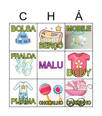 CHÁ DA MALU Bingo Card