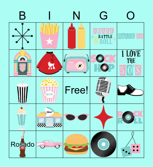 Que tanto conoces a Rosmar? Bingo Card