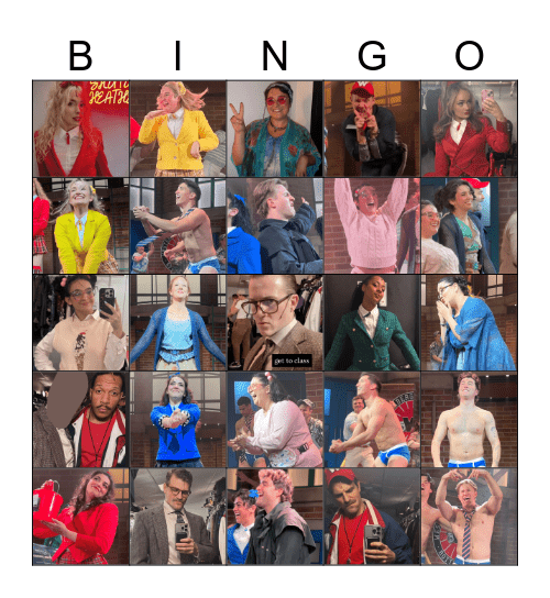 heathers cover bingo Card