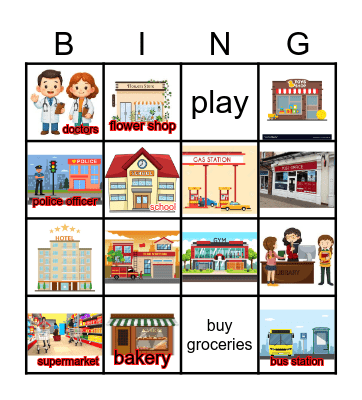 City Bingo Card