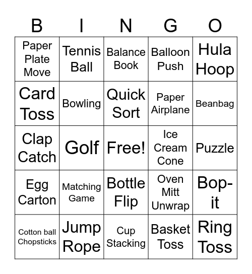 TAH BINGO Card