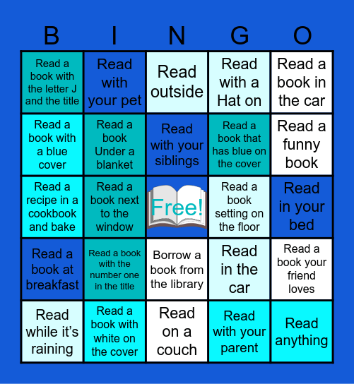 Summer Reading Bingo Card