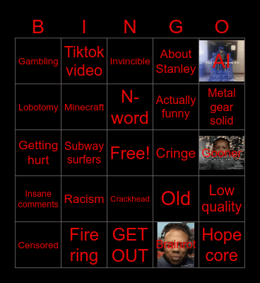 Best of R/STANLEYMOV 2025 Bingo Card