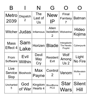Summer Gama Fest - (2026) Bingo Card
