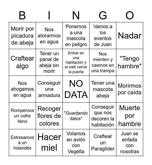 Colmena Bingo Card