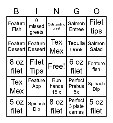 Money Mondays Bingo Card