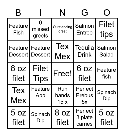 Money Mondays Bingo Card