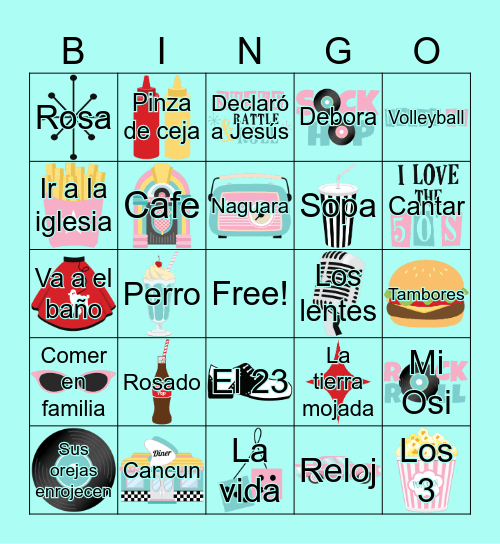 Que tanto conoces a Rosmar? Bingo Card