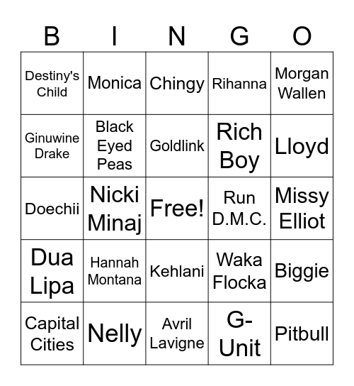 5-11-26 Bingo Card