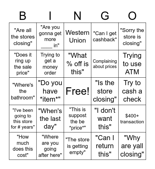 Homeland Bingo Card