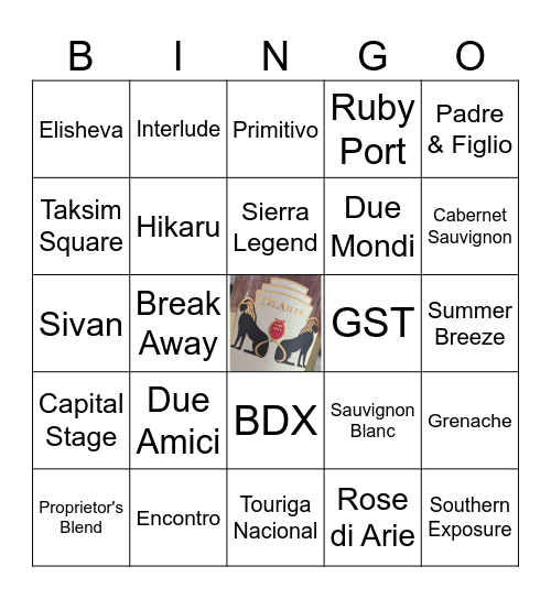 Chaim's Cellar Bingo! Bingo Card