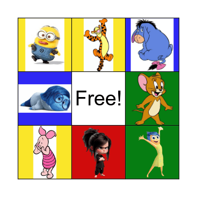 Zones of Regulation Bingo Card