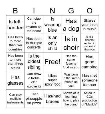 Icebreaker Bingo: Find Someone Who Bingo Card