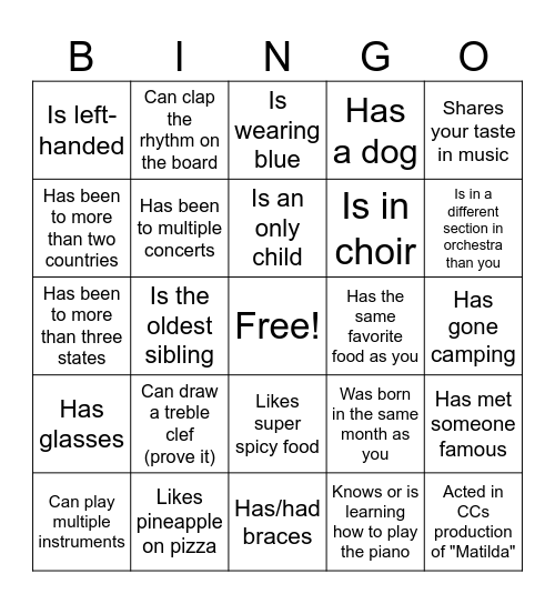 Icebreaker Bingo: Find Someone Who Bingo Card
