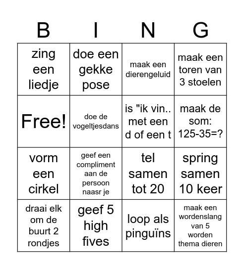 bliksembingo Card