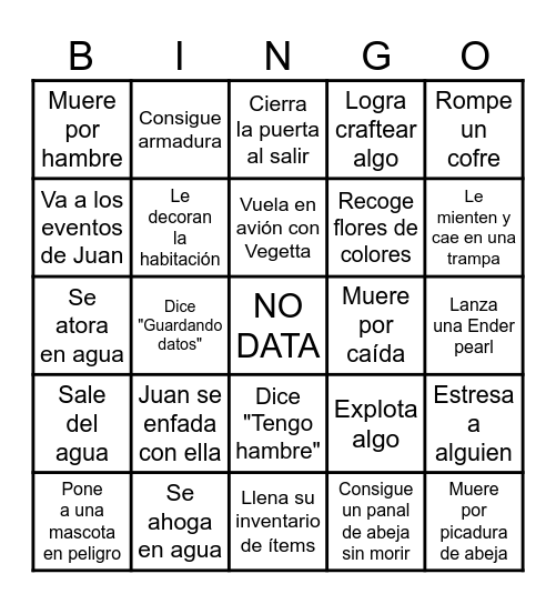 Cosas que le podrían pasar a Colmena (Semana 1) Bingo Card