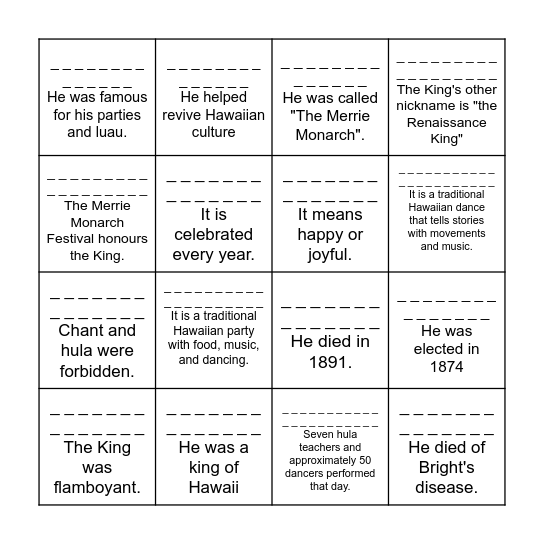Answer the questions. Write the questions. Bingo Card