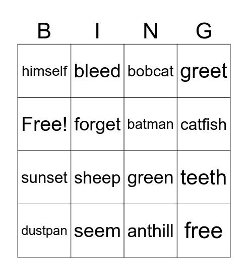 James 5 15 26 Bingo Card