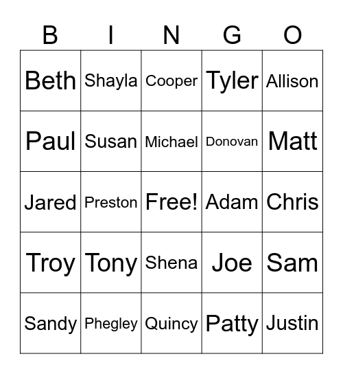 Lifeworkz Bingo Card