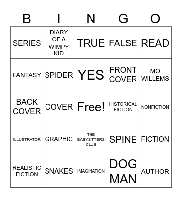 LIBRARY REVIEW - 3RD + 4TH Bingo Card