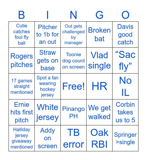 Devil curse Bingo Card