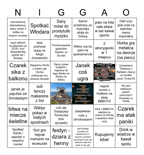 GLASGOW FIGHTERS Bingo Card