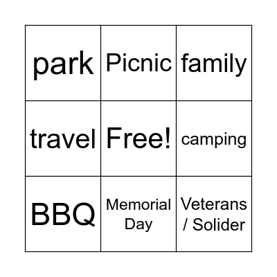 ASL BINGO! Bingo Card