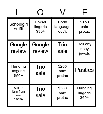 EDC Week Bingooo <333333 Bingo Card