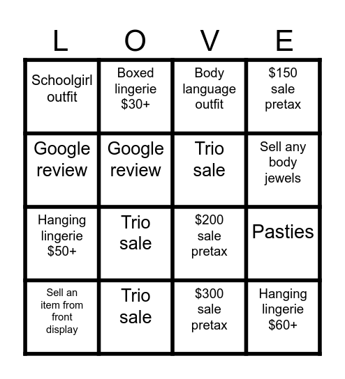 EDC Week Bingooo <333333 Bingo Card