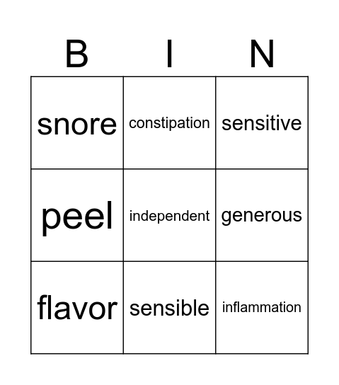Axians Wednesday Bingo Card