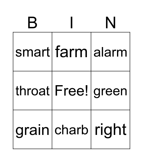 Super Jo's Bingo Card