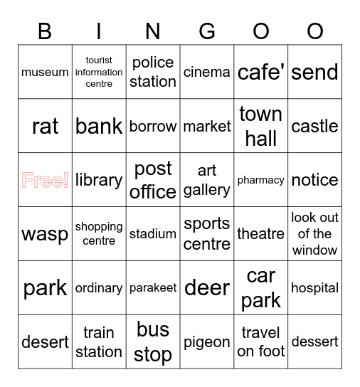 unit 7 isucceed Bingo Card