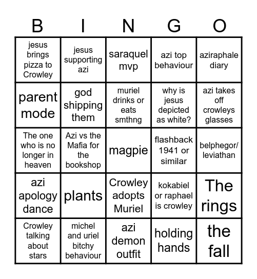 GOOOOOOOOOOOOOOOOOOOOOOO Bingo Card