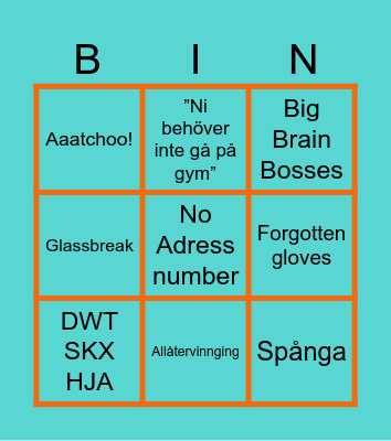 Skräphämtarna Bingo Card