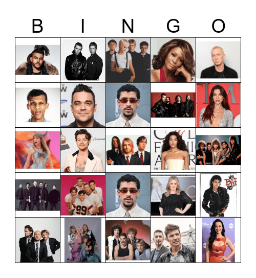 Muziekbingo - De Verraders Bingo Card