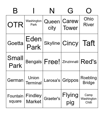 513 Day Bingo Card