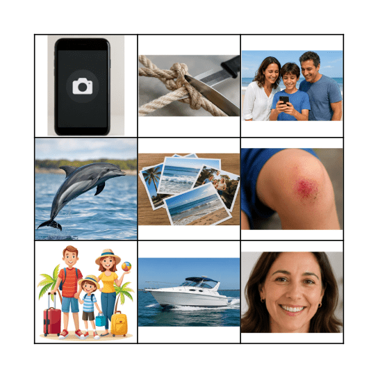 Knox's Photos Bingo Card