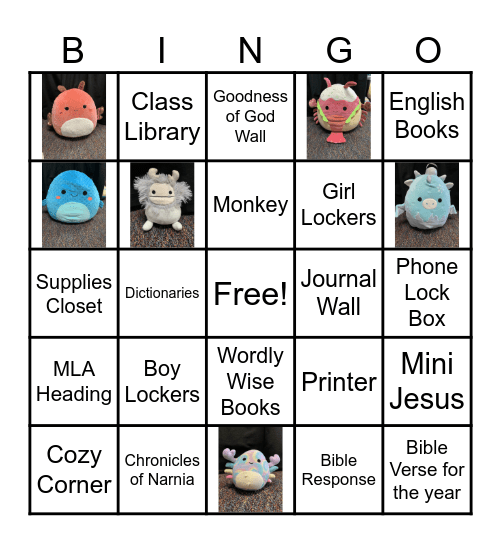 MRS. HIMES HOMEROOM Bingo Card